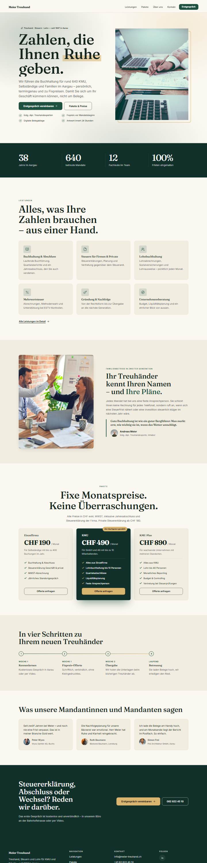 Vorschau der Vorlage Meier Treuhand