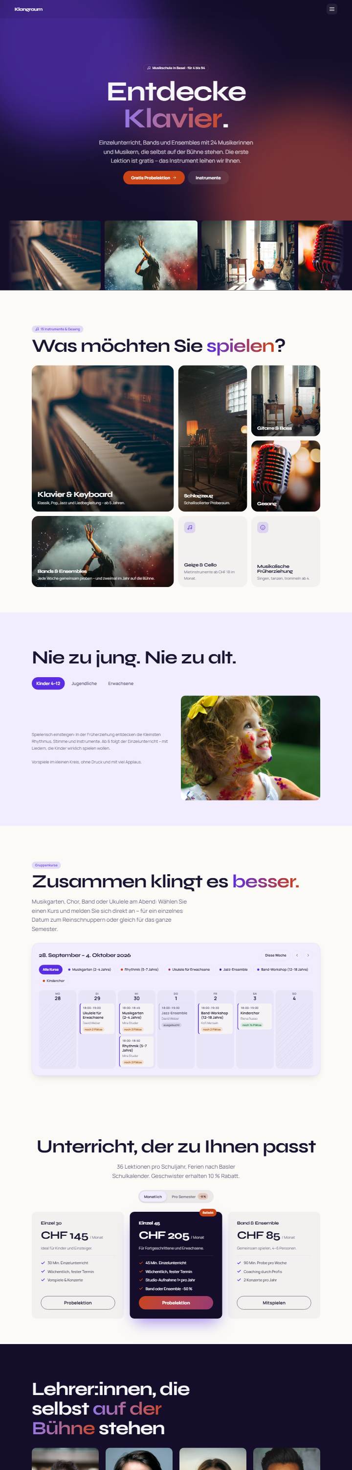 Vorschau der Vorlage Klangraum Musikschule